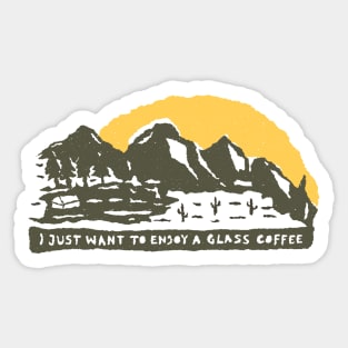 mountain home Sticker